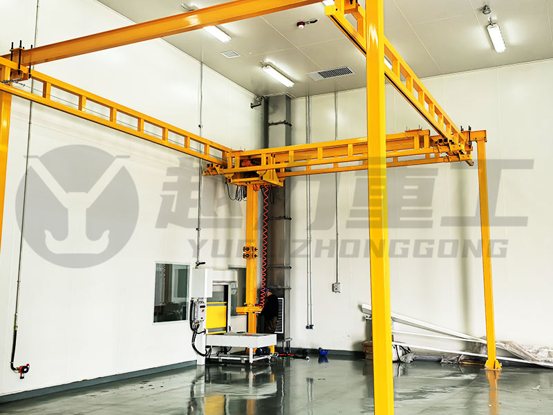 KBK起重機搭配硬臂吊具在浙江某鋰電行業的應用